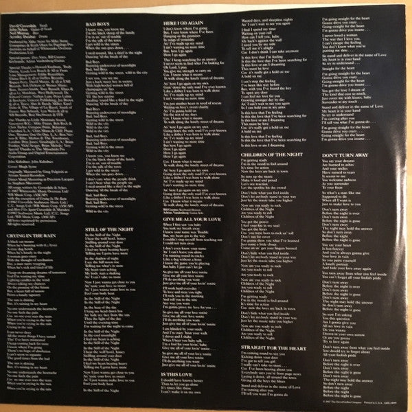 Whitesnake : Whitesnake (LP, Album, Club, Col)