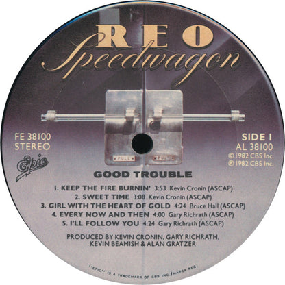 REO Speedwagon : Good Trouble (LP, Album, Ter)