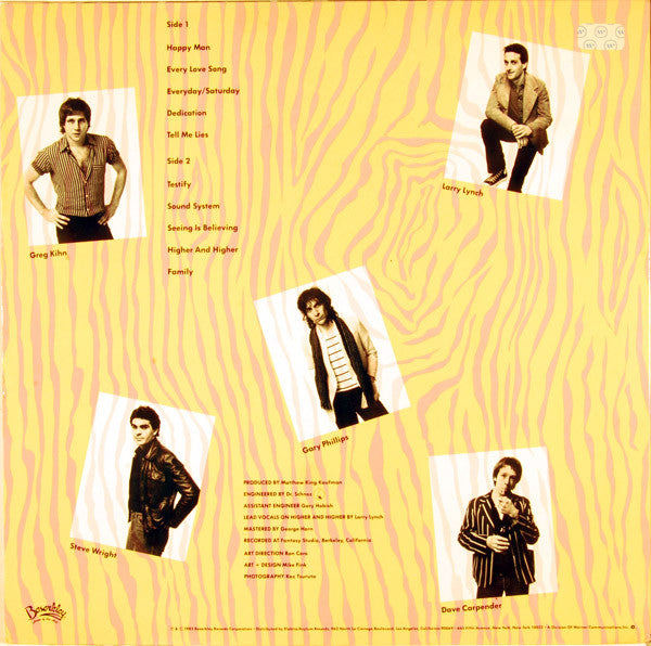 Greg Kihn Band : Kihntinued (LP, Album, SP )