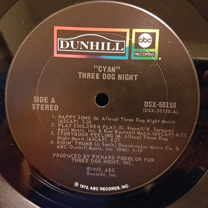 Three Dog Night : Cyan (LP, Album, Ter)
