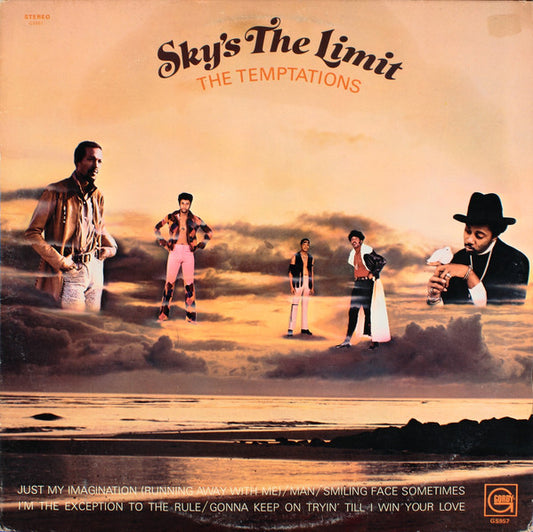 The Temptations : Sky's The Limit (LP, Album, Hol)