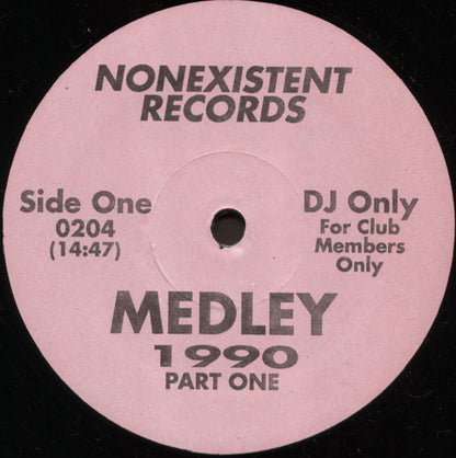 Various : Medley 1990 (12", Mixed, Promo, Unofficial)