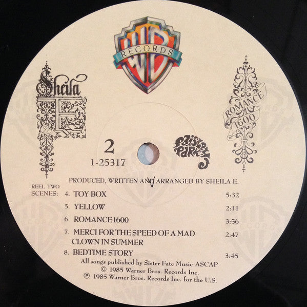 Sheila E. : In Romance 1600 (LP, Album, All)