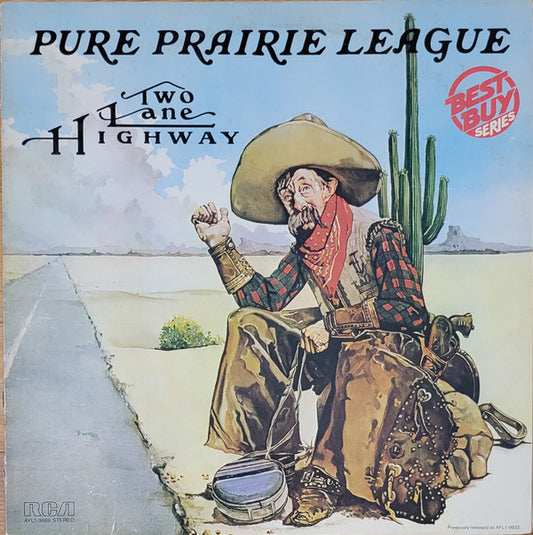 Pure Prairie League : Two Lane Highway (LP, Album, RE, Ind)