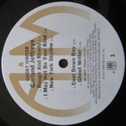 Garland Jeffreys : Ghost Writer (LP, Album, Ind)