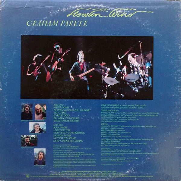 Graham Parker : Howlin Wind (LP, Album)