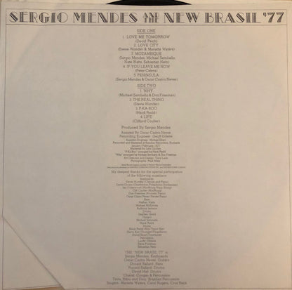 Sérgio Mendes & The New Brasil '77 : Sergio Mendes And The New Brasil '77 (LP, Album, PRC)