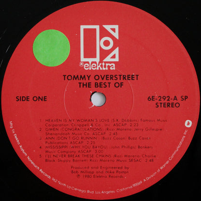 Tommy Overstreet : The Best Of (LP, Comp)