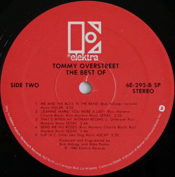 Tommy Overstreet : The Best Of (LP, Comp)
