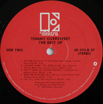 Tommy Overstreet : The Best Of (LP, Comp)