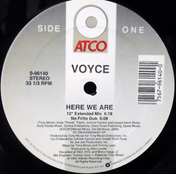 Voyce : Here We Are (12")