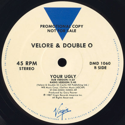 Velore & Double-O : Your Ugly (12", Promo)
