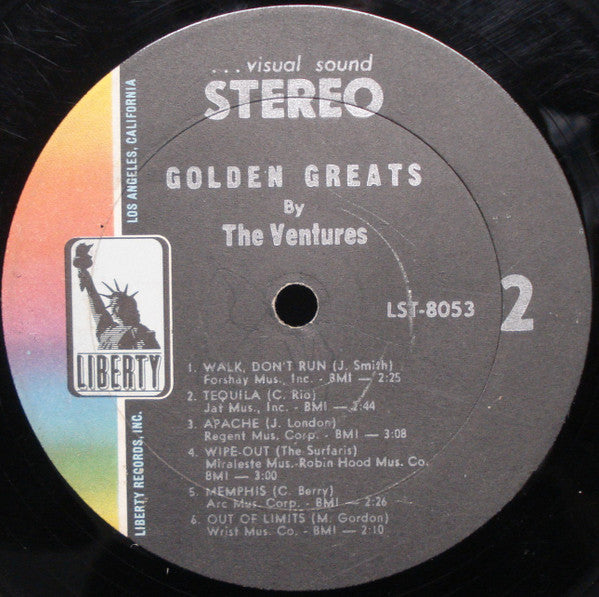 The Ventures : Golden Greats By The Ventures (LP, Comp, Kee)