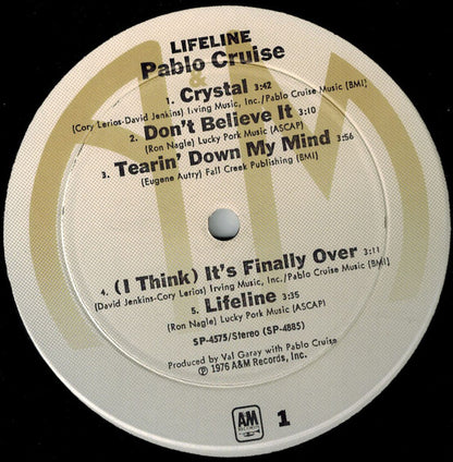 Pablo Cruise : Lifeline (LP, Album)