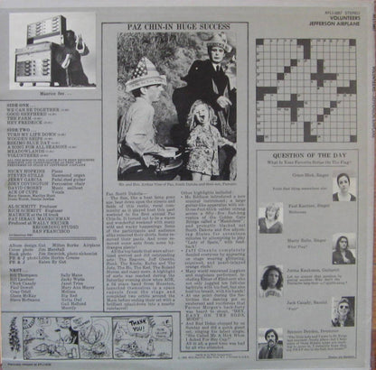 Jefferson Airplane : Volunteers (LP, Album, RE, Ind)