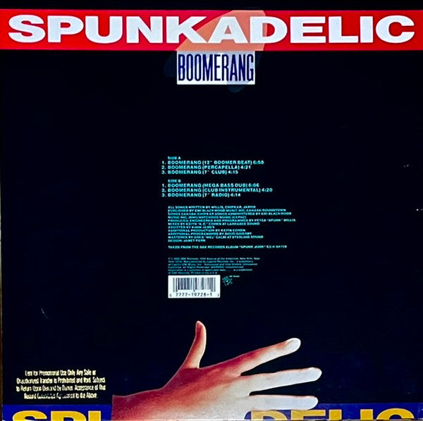 Spunkadelic : Boomerang (12")