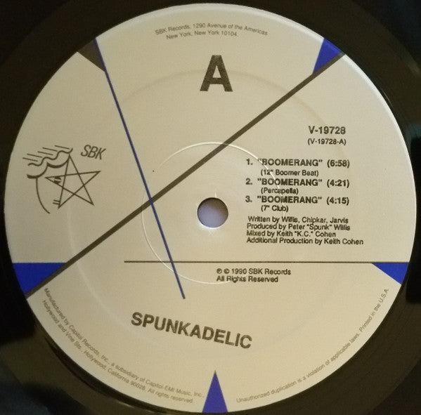 Spunkadelic : Boomerang (12")