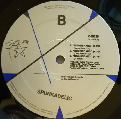 Spunkadelic : Boomerang (12")