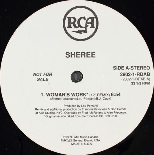 Sheree Jeacocke : Woman's Work (12", Promo)