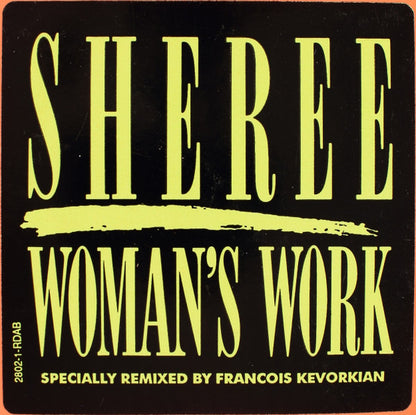 Sheree Jeacocke : Woman's Work (12", Promo)