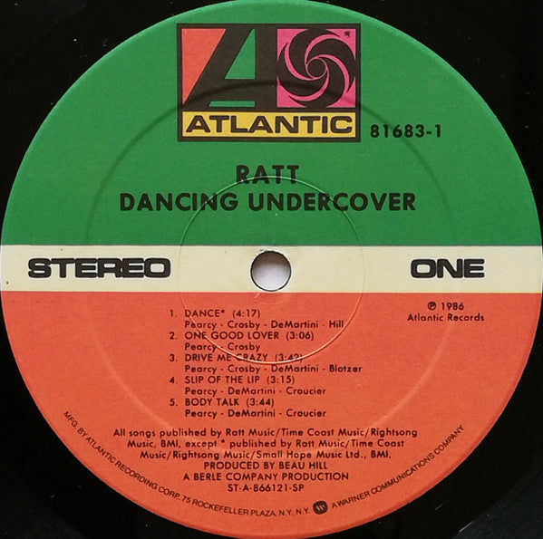 Ratt : Dancing Undercover (LP, Album, Spe)