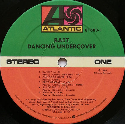 Ratt : Dancing Undercover (LP, Album, Spe)