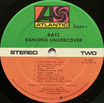 Ratt : Dancing Undercover (LP, Album, Spe)