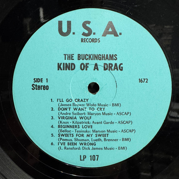The Buckinghams : Kind Of A Drag (LP, Album)