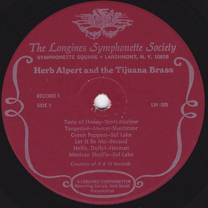 Herb Alpert & The Tijuana Brass, Baja Marimba Band : A Treasury Of The Award-Winning Herb Alpert And The Tijuana Brass Plus Selections From The Baja Marimba Band (5xLP, Comp, Mono)