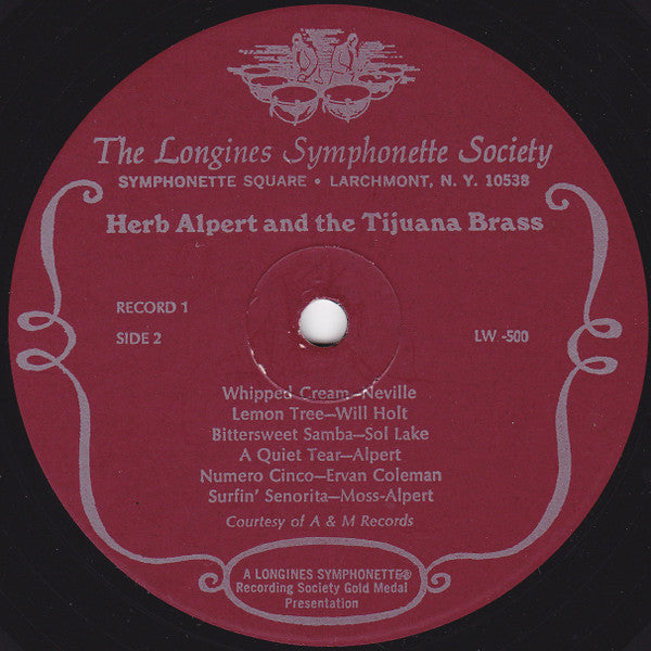 Herb Alpert & The Tijuana Brass, Baja Marimba Band : A Treasury Of The Award-Winning Herb Alpert And The Tijuana Brass Plus Selections From The Baja Marimba Band (5xLP, Comp, Mono)