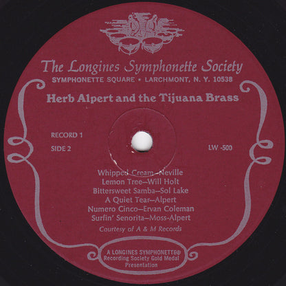 Herb Alpert & The Tijuana Brass, Baja Marimba Band : A Treasury Of The Award-Winning Herb Alpert And The Tijuana Brass Plus Selections From The Baja Marimba Band (5xLP, Comp, Mono)