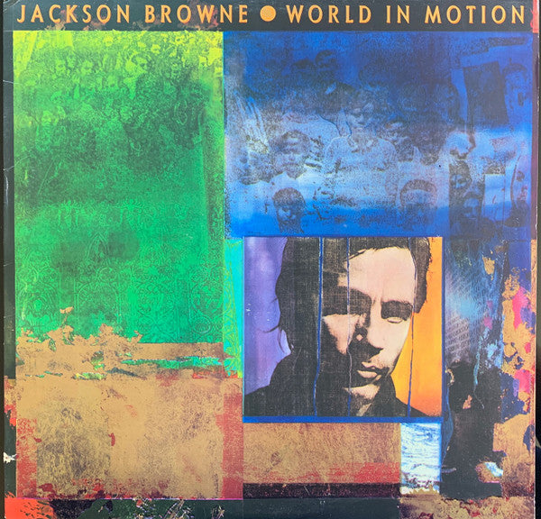 Jackson Browne : World In Motion (LP, Album)