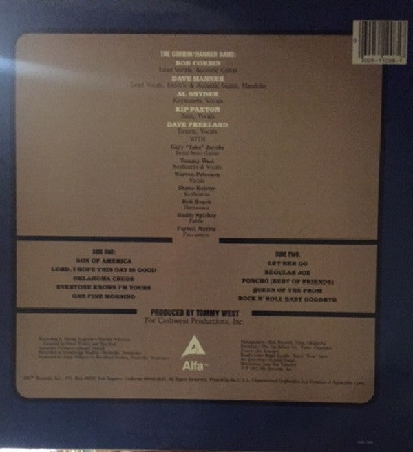 The Corbin Hanner Band : Son Of America (LP, Album)