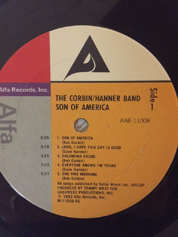 The Corbin Hanner Band : Son Of America (LP, Album)