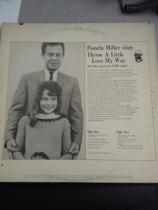 Pamela Miller : Throw A Little Love My Way (LP, Album, Mono)
