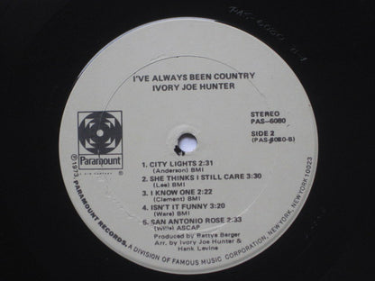 Ivory Joe Hunter : I've Always Been Country (LP, Album, Son)