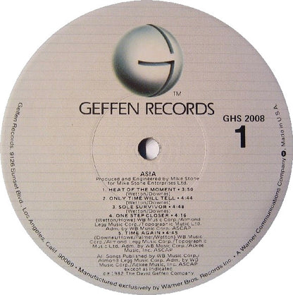 Asia (2) : Asia (LP, Album, Los)