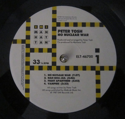 Peter Tosh : No Nuclear War (LP, Album)