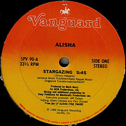 Alisha : Stargazing (12")