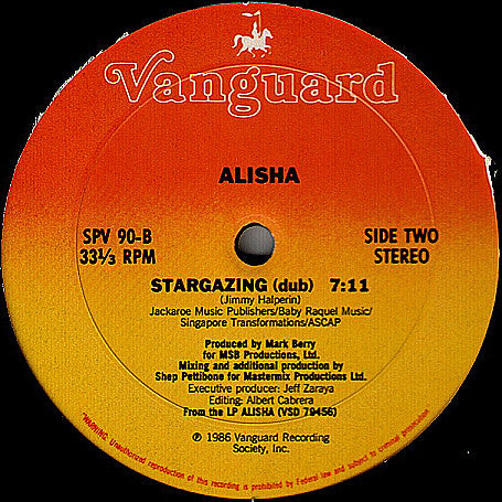 Alisha : Stargazing (12")