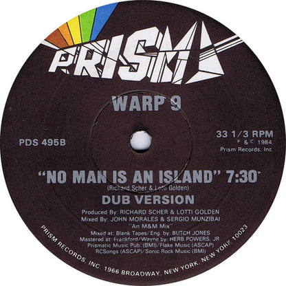 Warp 9 : No Man Is An Island (Remix) (12")