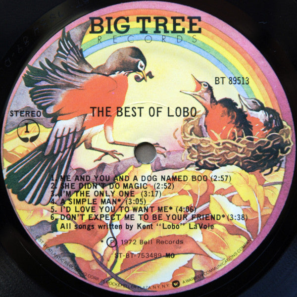 Lobo (3) : The Best Of Lobo (LP, Comp, RP, MO)