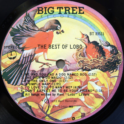 Lobo (3) : The Best Of Lobo (LP, Comp, RP, MO)