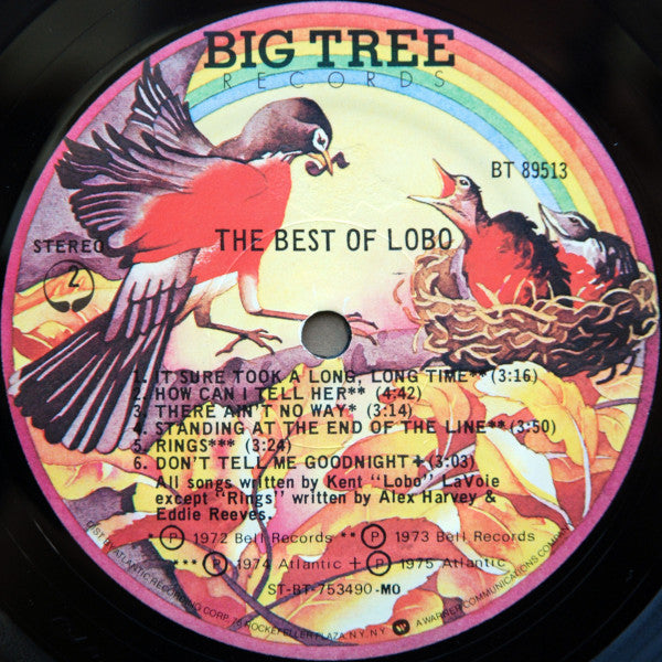 Lobo (3) : The Best Of Lobo (LP, Comp, RP, MO)