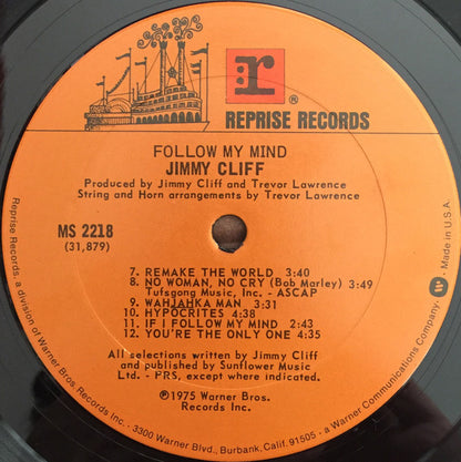 Jimmy Cliff : Follow My Mind (LP, Album)