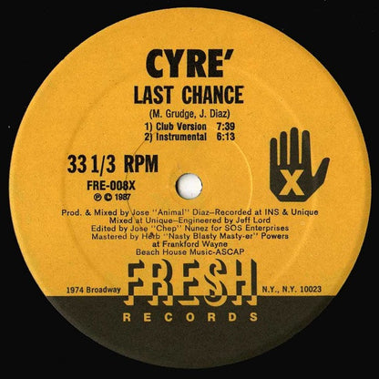Cyré : Last Chance (12")
