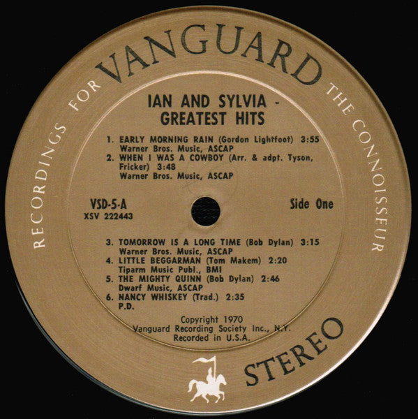 Ian & Sylvia : Greatest Hits! (2xLP, Comp, Pit)