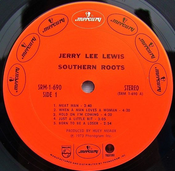 Jerry Lee Lewis : Southern Roots (LP, Album, Pit)