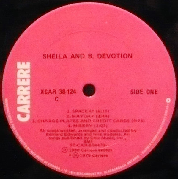 Sheila & B. Devotion : Sheila And B. Devotion (LP, Album)