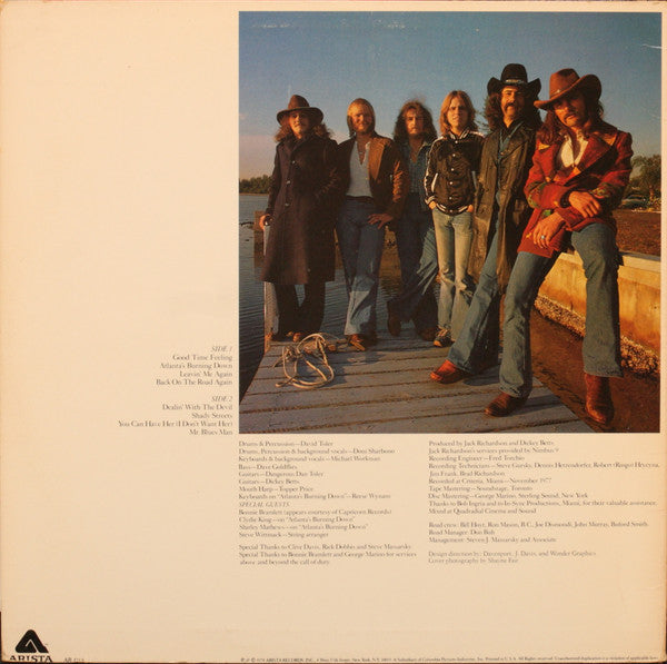 Dickey Betts & Great Southern : Atlanta's Burning Down (LP, Album)